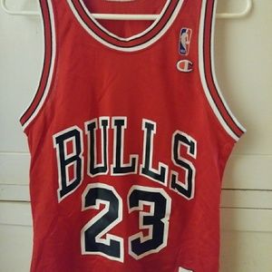 🏀VINTAGE Michael Jordan #23 Champion Jersey Sz 36